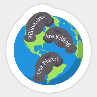 Earth has Parsites Sticker
